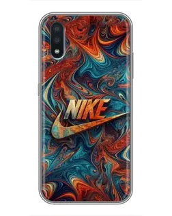 Чохол для Samsung Galaxy M10 (M105) з картинкою «Nike в абстракції»