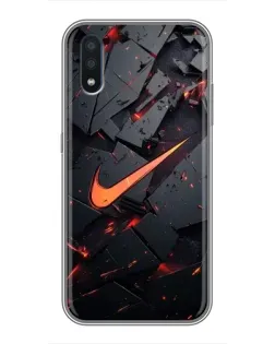 Чохол для Samsung Galaxy M10 (M105) з картинкою «Nike — ефект розломів»
