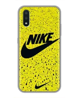 Чохол для Samsung Galaxy M10 (M105) з картинкою «Жовтий текстурний Nike»