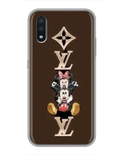 Чохол для Samsung Galaxy M10 (M105) з картинкою «LV та Міккі Маус»