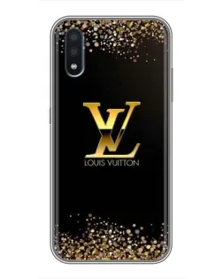 Чохол для Samsung Galaxy M10 (M105) з картинкою «LV — золоті іскри»