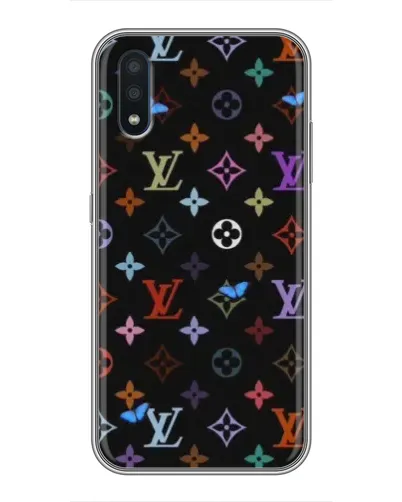Чохол для Samsung Galaxy M10 (M105) з картинкою «Кольорова монограма LV»