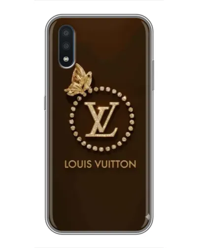 Чохол для Samsung Galaxy M10 (M105) з картинкою «LV — золота печатка»