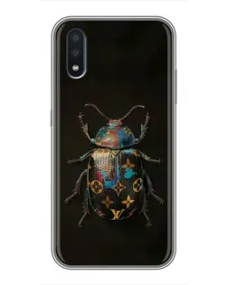 Чохол для Samsung Galaxy M10 (M105) з картинкою «LV — мармуровий принт»