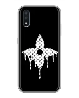 Чохол для Samsung Galaxy M10 (M105) з картинкою «Квіткова монограма»