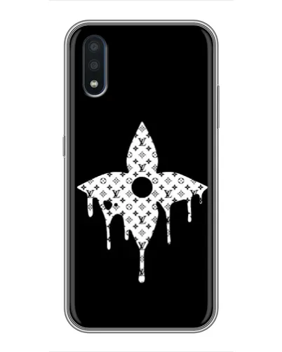 Чохол для Samsung Galaxy M10 (M105) з картинкою «Квіткова монограма»