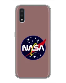 Чохол для Samsung Galaxy M10 (M105) з картинкою «NASA — ретро космос»
