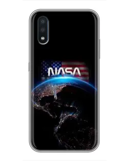 Чохол для Samsung Galaxy M10 (M105) з картинкою «Земля з космосу NASA»