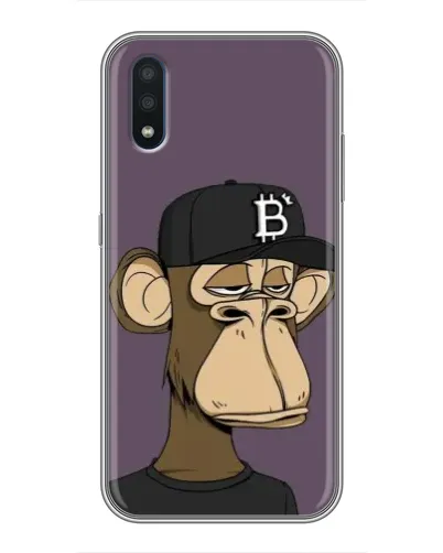 Чехол для Samsung Galaxy M10 (M105) с картинкой «Bored Ape в кепке»