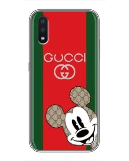 Чохол для Samsung Galaxy M10 (M105) з картинкою «Gucci — смуги та Міккі»