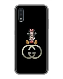 Чохол для Samsung Galaxy M10 (M105) з картинкою «Мінні Маус на лого»