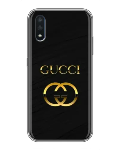 Чохол для Samsung Galaxy M10 (M105) з картинкою «Золотий логотип Gucci» Чохол для Samsung Galaxy M10 (M105) з картинкою «Золотий логотип Gucci»
