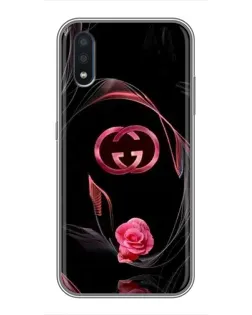 Чохол для Samsung Galaxy M10 (M105) з картинкою «Gucci — неонова троянда»