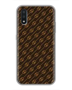 Чохол для Samsung Galaxy M10 (M105) з картинкою «Gucci — золоті діагоналі»