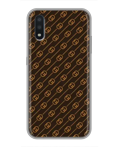 Чохол для Samsung Galaxy M10 (M105) з картинкою «Gucci — золоті діагоналі» Чохол для Samsung Galaxy M10 (M105) з картинкою «Gucci — золоті діагоналі»