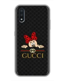 Чохол для Samsung Galaxy M10 (M105) з картинкою «Мінні Маус Gucci — чорний»