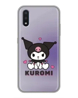 Чохол для Samsung Galaxy M10 (M105) з картинкою «Kuromi — фіолетовий арт»