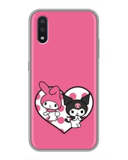 Чохол для Samsung Galaxy M10 (M105) з картинкою «Kuromi та My Melody»