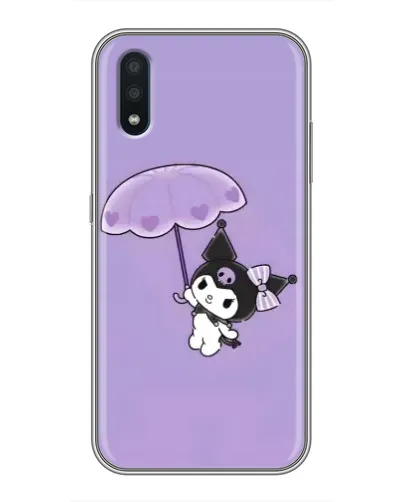 Чехол для Samsung Galaxy M10 (M105) с картинкой «Kuromi с зонтиком»