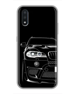 Чохол для Samsung Galaxy M10 (M105) з картинкою «Темний силует BMW»