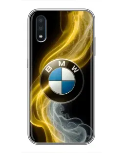 Чохол для Samsung Galaxy M10 (M105) з картинкою «Золотистий дим BMW»