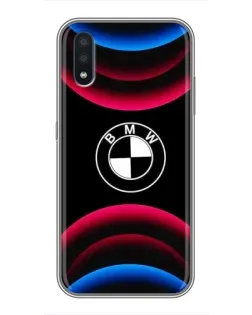 Чохол для Samsung Galaxy M10 (M105) з картинкою «Логотип BMW та неонові дуги»