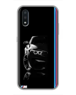 Чохол для Samsung Galaxy M10 (M105) з картинкою «Силует BMW в темряві»