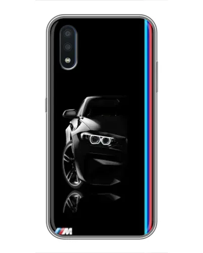 Чохол для Samsung Galaxy M10 (M105) з картинкою «Силует BMW в темряві»