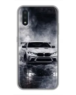 Чохол для Samsung Galaxy M10 (M105) з картинкою «BMW крізь туман»