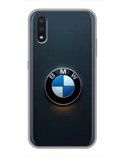 Чохол для Samsung Galaxy M10 (M105) з картинкою «Логотип BMW — мінімалізм»