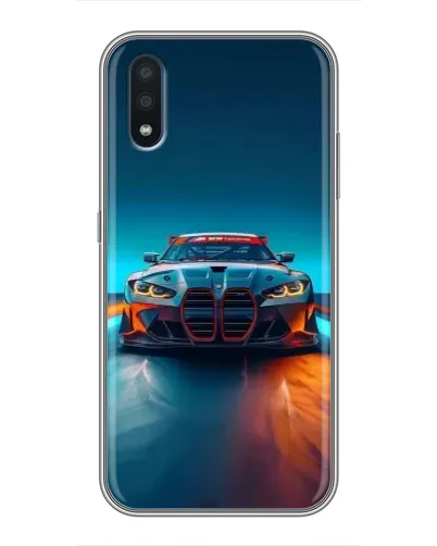 Чехол для Samsung Galaxy M10 (M105) с картинкой «BMW — огни неона» Чехол для Samsung Galaxy M10 (M105) с картинкой «BMW — огни неона»