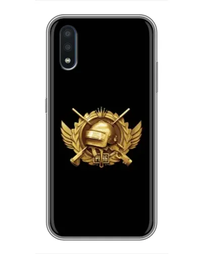 Чохол для Samsung Galaxy M10 (M105) з картинкою «PUBG — помаранчевий градієнт»