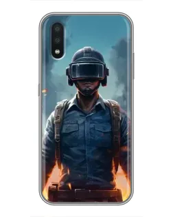 Чохол для Samsung Galaxy M10 (M105) з картинкою «PUBG — реалістичний герой»