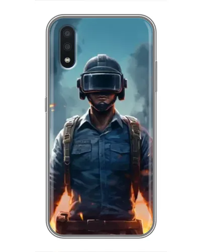 Чохол для Samsung Galaxy M10 (M105) з картинкою «PUBG — реалістичний герой»