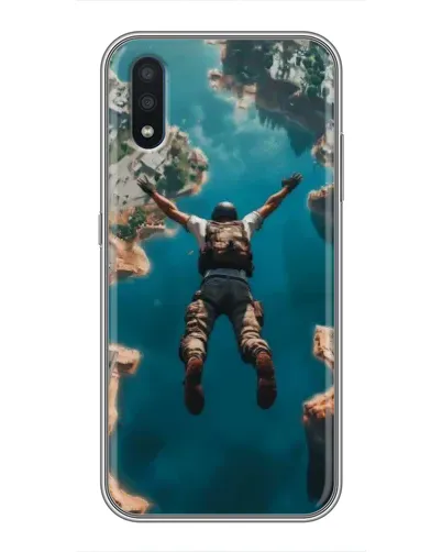 Чохол для Samsung Galaxy M10 (M105) з картинкою «PUBG — вільне падіння»