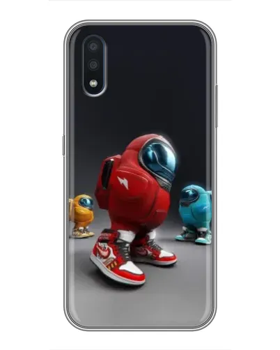 Чехол для Samsung Galaxy M10 (M105) с картинкой «Among Us — 3D стиль»