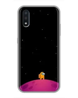 Чехол для Samsung Galaxy M10 (M105) с картинкой «Одинокий герой на планете»