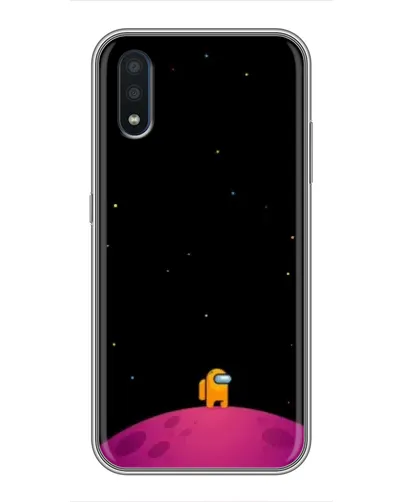 Чехол для Samsung Galaxy M10 (M105) с картинкой «Одинокий герой на планете»