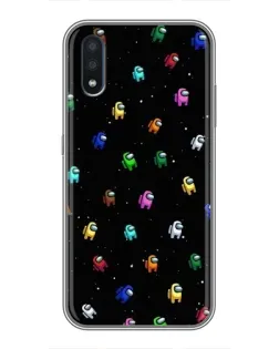 Чехол для Samsung Galaxy M10 (M105) с картинкой «Экипаж Among Us»