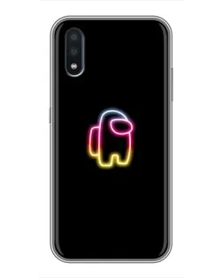 Чехол для Samsung Galaxy M10 (M105) с картинкой «Among Us градиент»