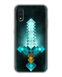 Чехол для Samsung Galaxy M10 (M105) с картинкой «Алмазный меч неон»