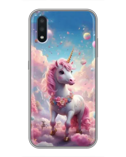 Чохол для Samsung Galaxy M10 (M105) з картинкою «Єдиноріг серед хмар»