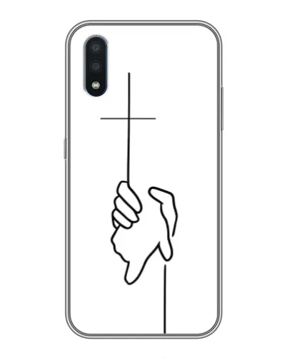Чохол для Samsung Galaxy M10 (M105) з картинкою «Рука тримає»
