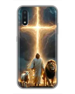 Чохол для Samsung Galaxy M10 (M105) з картинкою «Лев Юди та Світло»