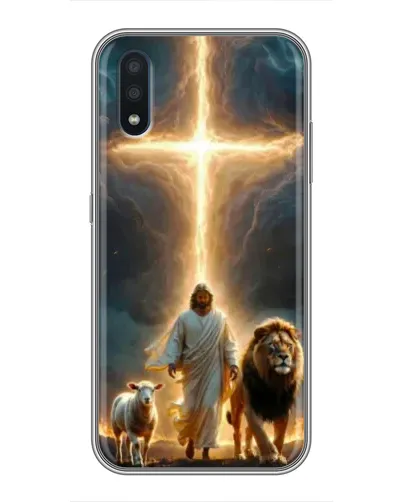 Чохол для Samsung Galaxy M10 (M105) з картинкою «Лев Юди та Світло»