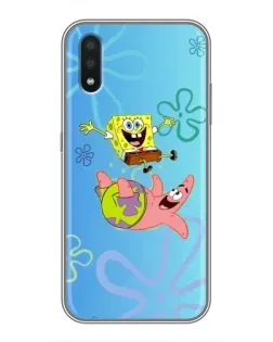 Чохол для Samsung Galaxy M10 (M105) з картинкою «Спанч Боб та Патрік»