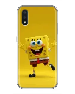 Чохол для Samsung Galaxy M10 (M105) з картинкою «Позитивний Губка Боб»