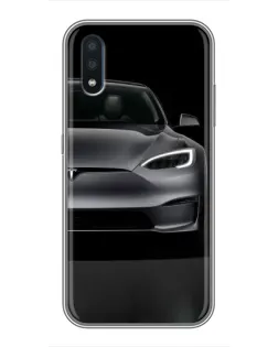 Чохол для Samsung Galaxy M10 (M105) з картинкою «Tesla Model S Look»