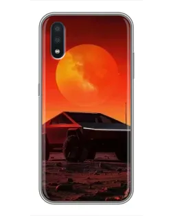 Чохол для Samsung Galaxy M10 (M105) з картинкою «Cybertruck на Марсі»