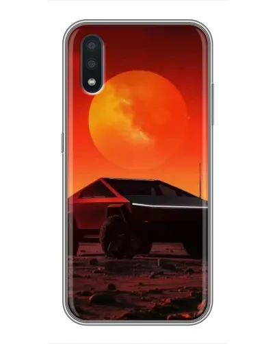 Чохол для Samsung Galaxy M10 (M105) з картинкою «Cybertruck на Марсі»